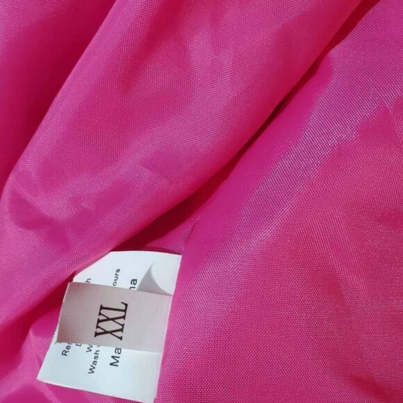 Pink Furry Jacket Womens Plus Size 1x / 2x - Picture 3 of 3